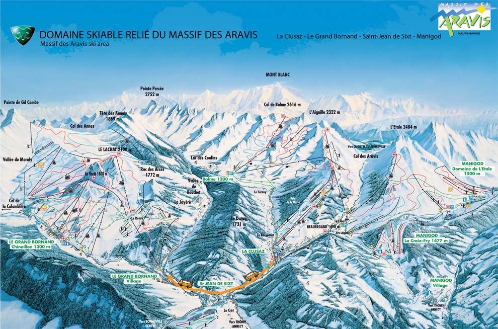 La Clusaz station de ski Les stations de ski sur