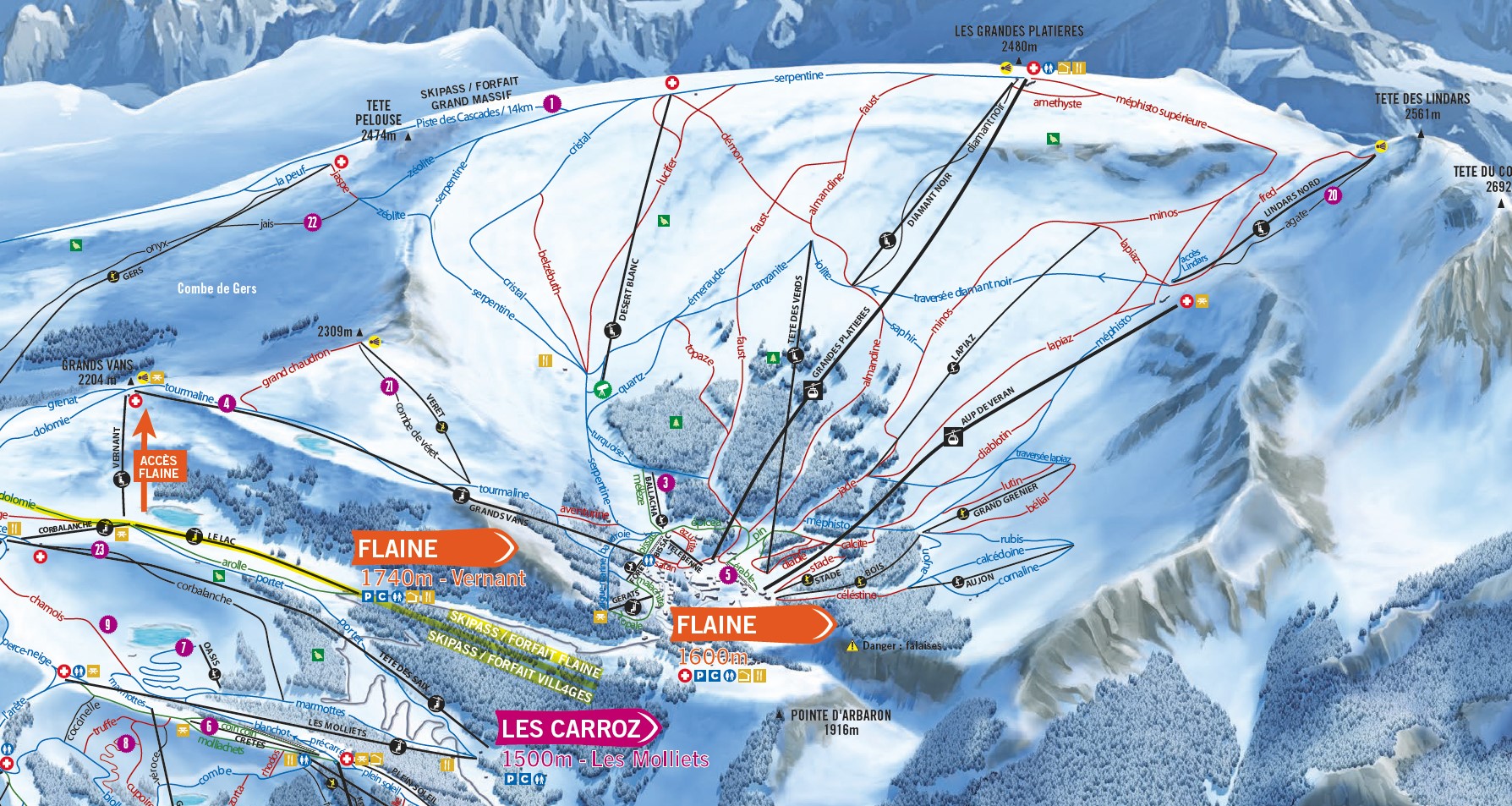 flaine piste